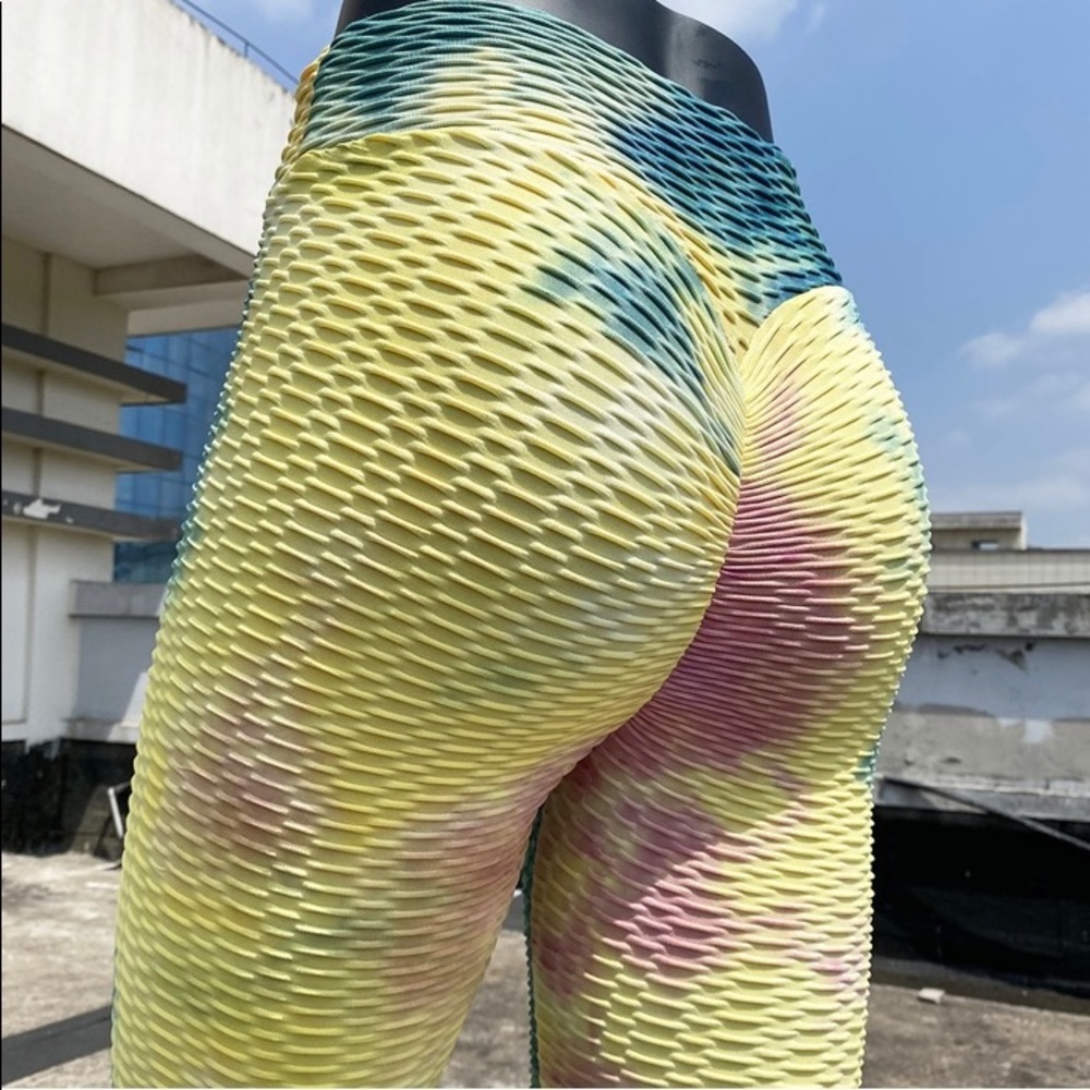 Anti cellulite high waist booty scrunch yoga pants